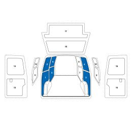 Sowaflex Wand links Wand rechts, Renault Master Mod. 24, L3 Radstand 4215mm, H2 H3, 1ST